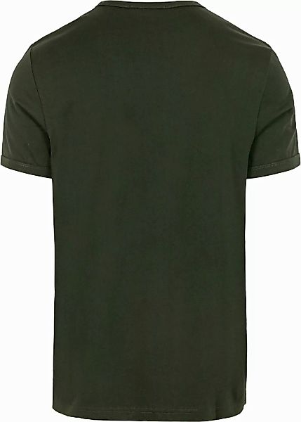 Fred Perry Ringer T-Shirt Grün T61 - Größe M günstig online kaufen