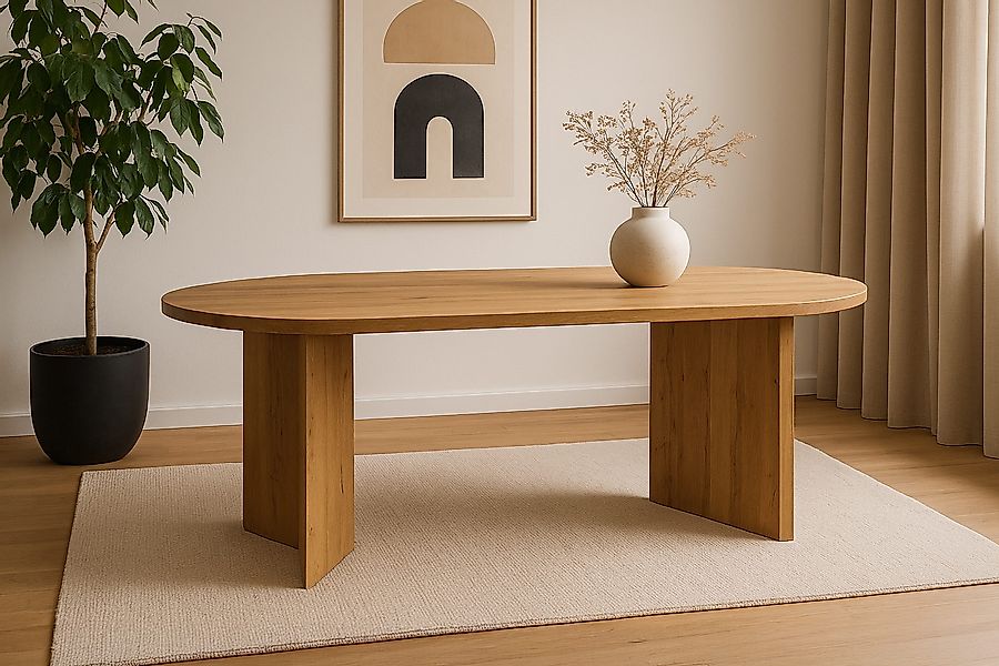 Trelevo® Esstisch Ovi, verschiedene Holz-Optiken, Tischbeine günstig online kaufen