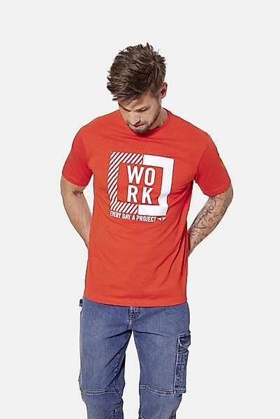 HERO by John Medoox Businessshirt "Workwear T-Shirt mit Logoprint", T-Shirt günstig online kaufen