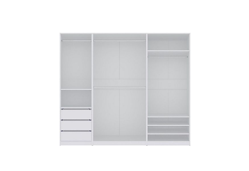 Marmex Möbel Garderobenschrank TRES SET L/B offener Kleiderschrank Eckgarde günstig online kaufen