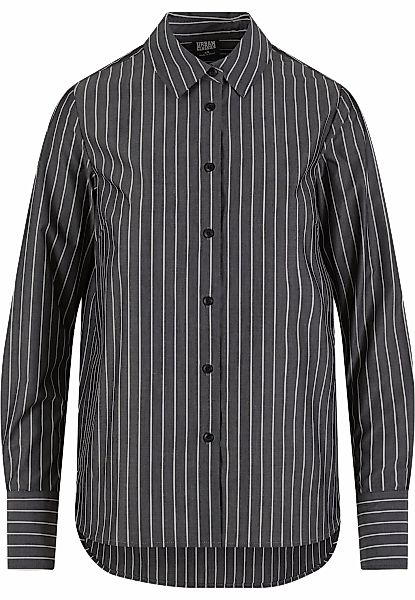 URBAN CLASSICS Klassische Bluse "Urban Classics Ladies Striped Blouse" günstig online kaufen