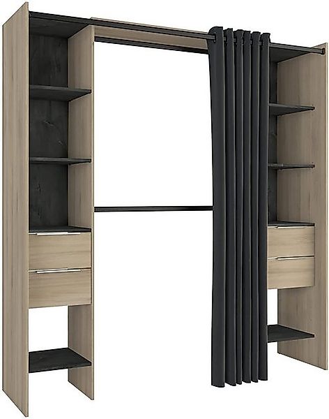 habeig Kleiderschrank Kleiderschrank begehbar offen Garderobe günstig online kaufen