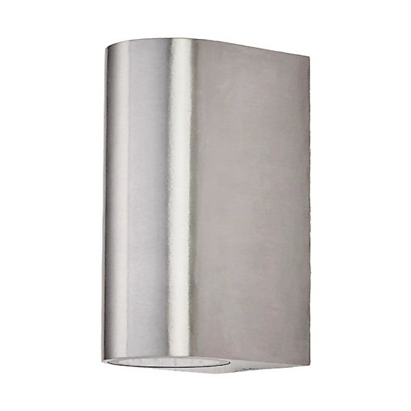 2-flammige Aluminium-Außenwandlampe Idris günstig online kaufen