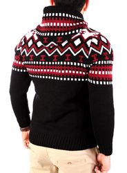 Reslad Strickpullover Reslad Herren Grobstrick Pullover günstig online kaufen