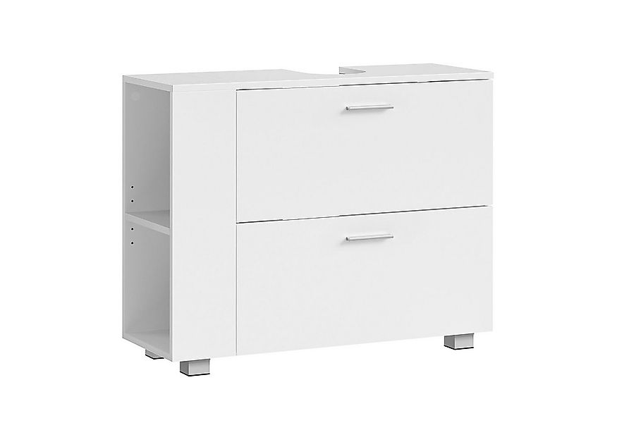 VASAGLE Waschbeckenunterschrank Badschrank offene Fächer an einer Seite, re günstig online kaufen