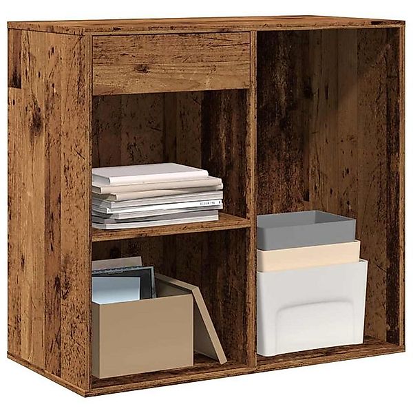 vidaXL Schrankmodule Kosmetikschrank Altholz-Optik 80x40x75 cm Holzwerkstof günstig online kaufen
