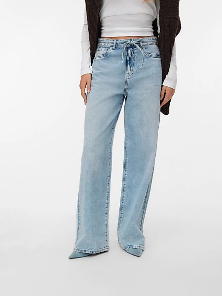 Vero Moda Weite Jeans "VMWIEN MR WIDE BELT JEANS SI338 NOOS" günstig online kaufen