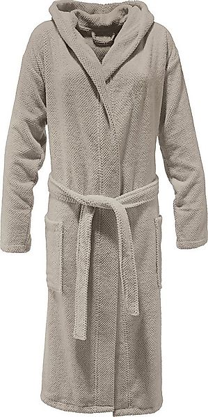 Erwin Müller Bademantel Unisex-Bademantel "Achberg" mit Kapuze, Langform, F günstig online kaufen