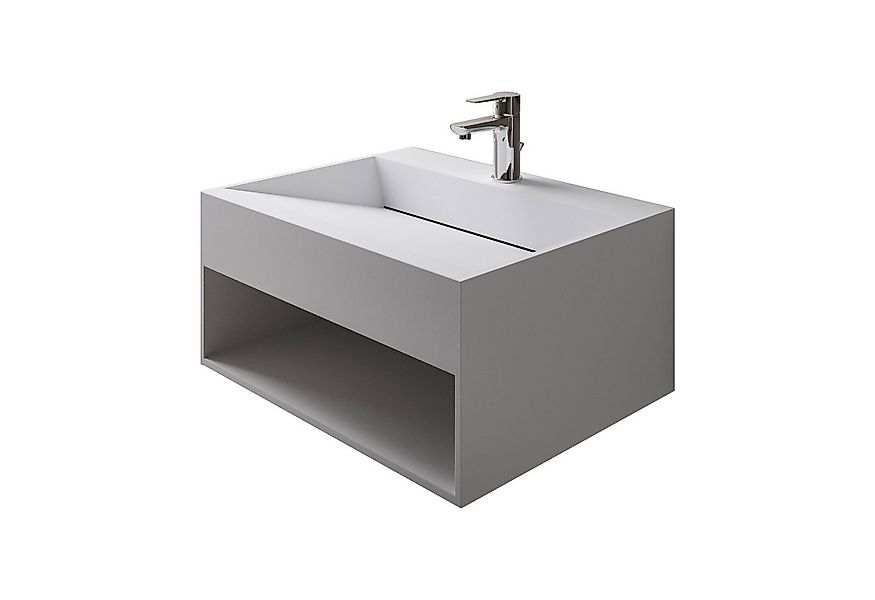 Bernstein Waschbecken TWG71, aus Mineralguss - Breite wählbar - Weiß matt günstig online kaufen