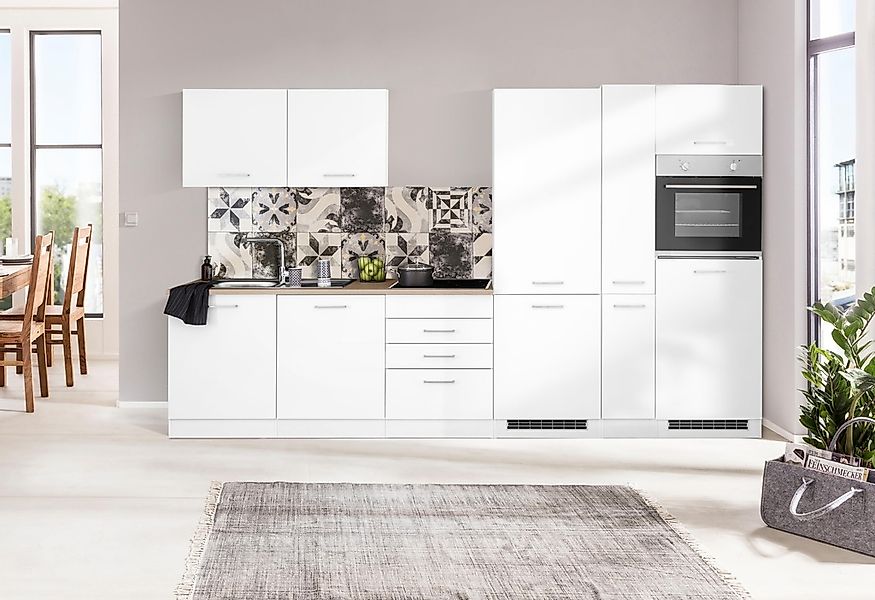 KOCHSTATION Küchenzeile "KS-Visby", ohne E-Geräte, Breite 330 cm für Kühl/G günstig online kaufen