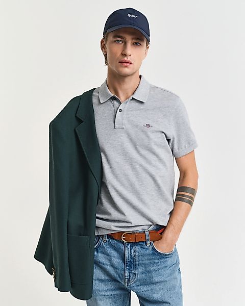 Gant Poloshirt "SLIM SHIELD SS PIQUE POLO" mit Logostickerei auf der Brust günstig online kaufen