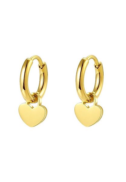 Hey Happiness Paar Creolen Herzen Liebe für Damen, Romantische Edelstahl Oh günstig online kaufen