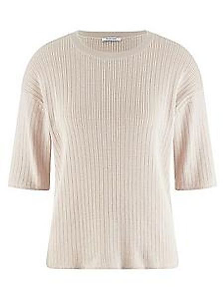 Rundhals-Pullover Peter Hahn beige günstig online kaufen