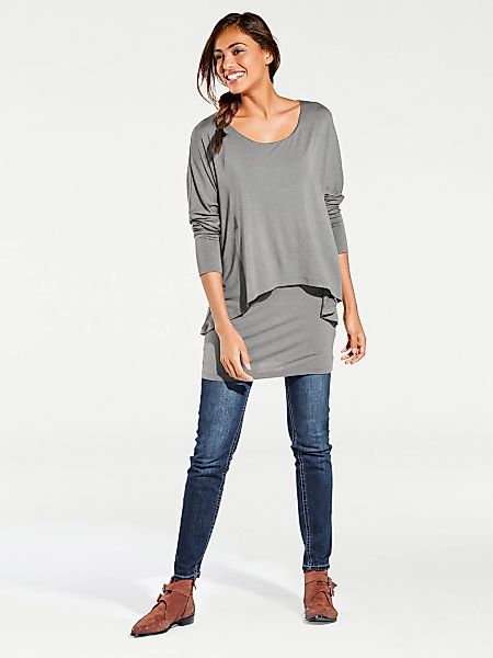 LINEA TESINI by heine Rundhalsshirt "Rundhals-Shirt", (1 tlg.) günstig online kaufen
