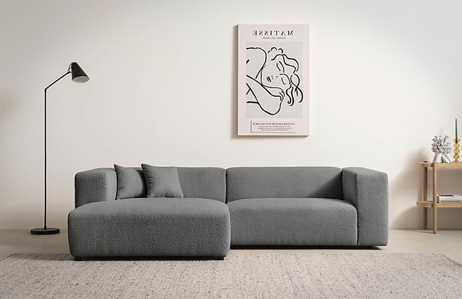 andas Ecksofa »BAKELS, L-Form in Cord oder Boucle-Stoff, moderne Couch« wah günstig online kaufen