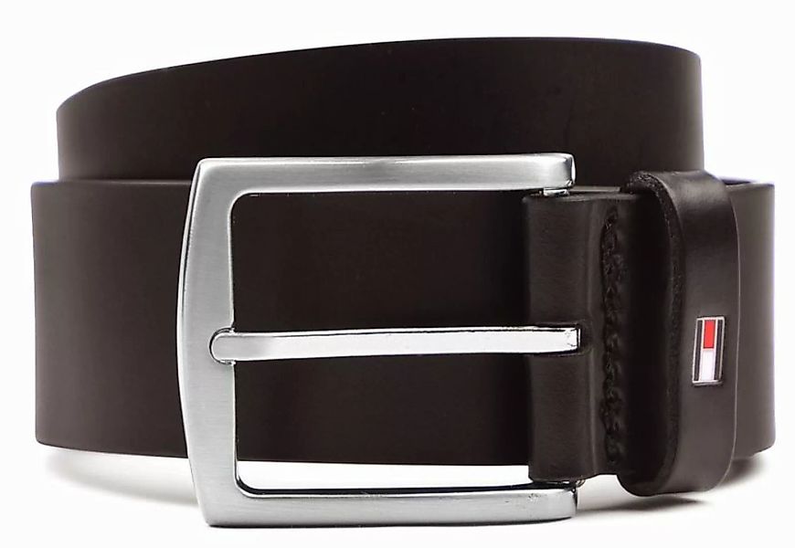 Tommy Hilfiger Denton Gürtel Dunkelbraun - Größe 95 günstig online kaufen