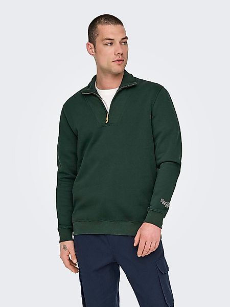 ONLY & SONS Sweatshirt Reißverschluss Hoch günstig online kaufen