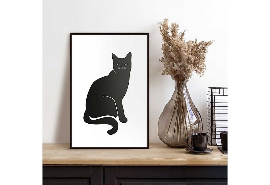 Reinders! Bild mit Rahmen Black Cat günstig online kaufen