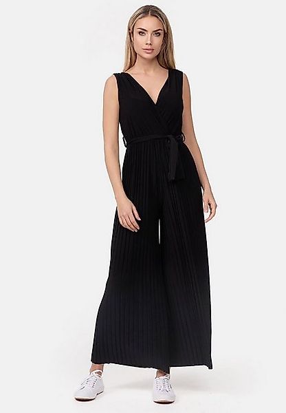 Worldclassca Jumpsuit Worldclassca Jumpsuit Pleated Overalls mit Gürtel Ärm günstig online kaufen