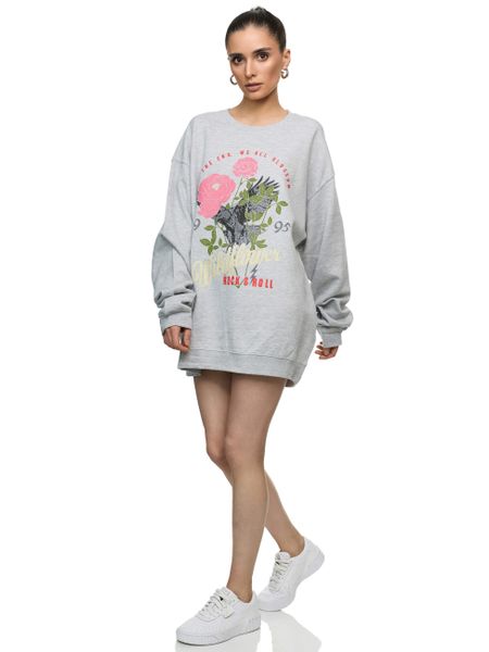 Worldclassca Sweatshirt Worldclassca Oversized Sweatshirt WILDFLOWER günstig online kaufen
