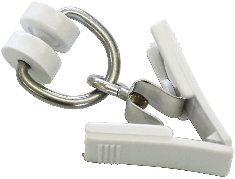GARDINIA Gardinenring T-Rollringe mit Klammer, T-Schienen, günstig online kaufen
