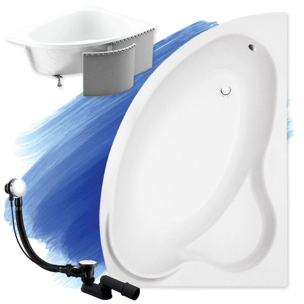 KOLMAN Badewanne Eckbadewanne Ada 140x90, (Links/Rechts), günstig online kaufen