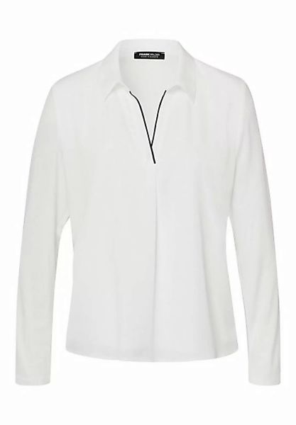 FRANK WALDER Longshirt Blusenshirt NOS mit kontrastfarbenen Paspeln günstig online kaufen