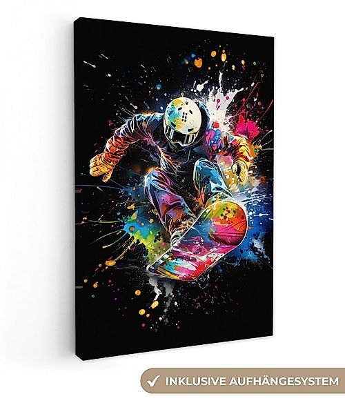OneMillionCanvasses® Leinwandbild Graffiti - Sport - Snowboarden - Wintersp günstig online kaufen