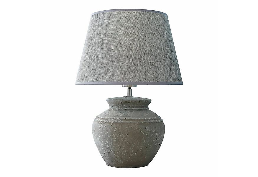 Mirabeau Tischleuchte Tischlampe Cleveland grau günstig online kaufen
