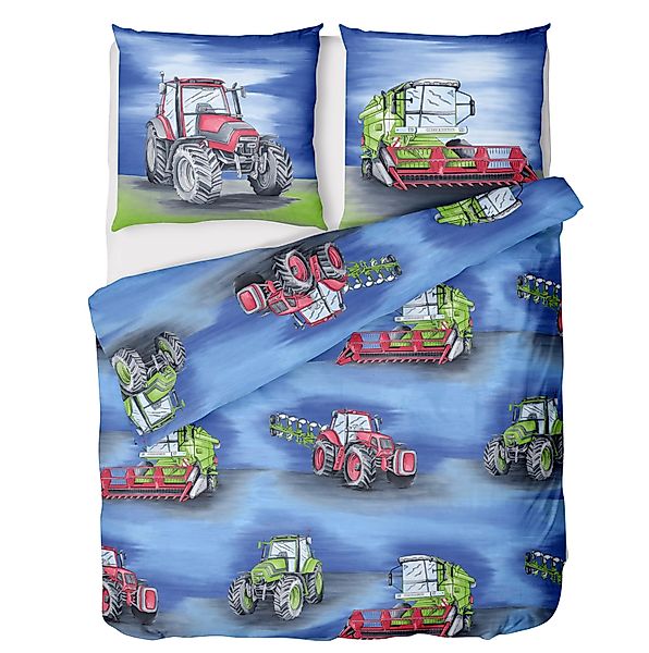 LINKHOFF Kinderbettwäsche Traktor Bettwäsche 135x200 für günstig online kaufen