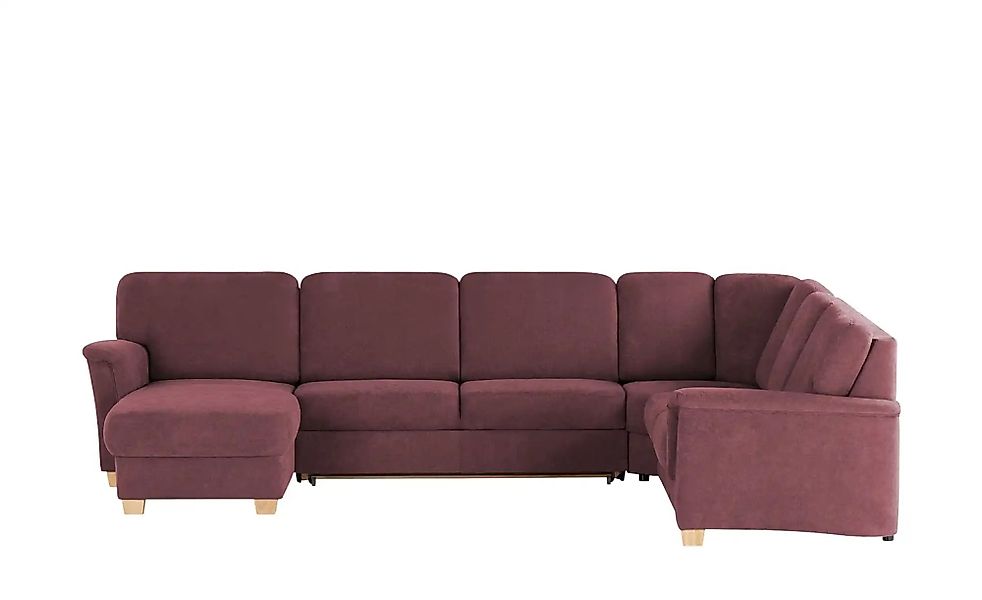 smart Wohnlandschaft  Valencia ¦ rot ¦ Maße (cm): B: 341 Polstermöbel > Sof günstig online kaufen