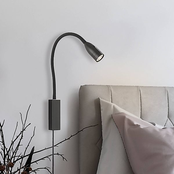LED-Wandleuchte Sten mit Gestensteuerung, schwarz günstig online kaufen