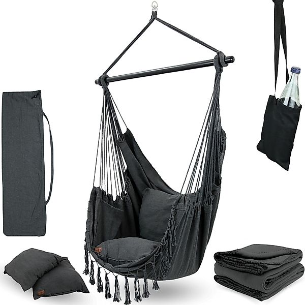 deluxe4home Hängesessel Hängeschaukel, Deckenschaukel Indoor & günstig online kaufen