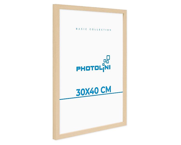 PHOTOLINI Bilderrahmen Poster-Einzelrahmen Modern Schmal, (1 Rahmen) günstig online kaufen