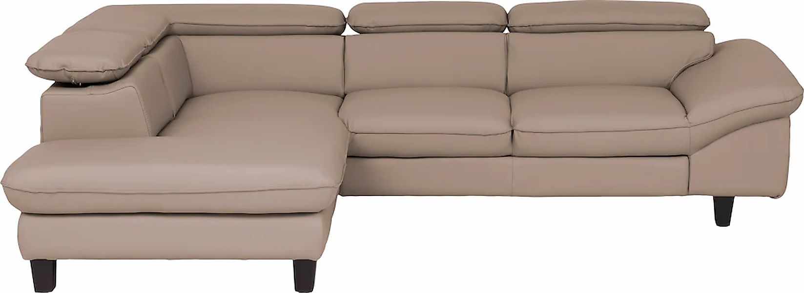 Home affaire Ecksofa "Pilot L-Form" mit Kopfteilverstellung, wahlweise mit günstig online kaufen