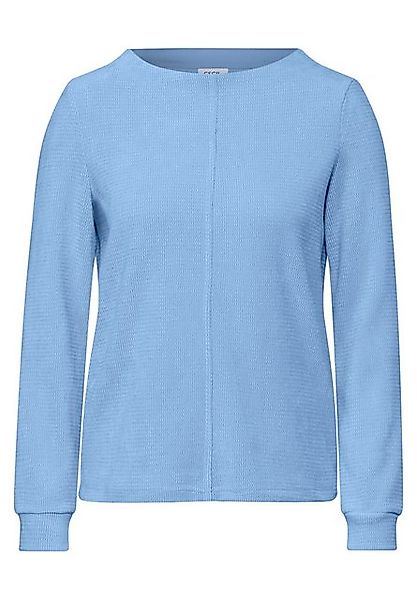 CECIL Shirtbluse Solid Cord Funnel Neck günstig online kaufen
