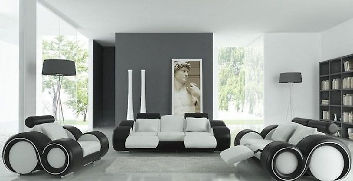JVmoebel Sofa Patentiertes Design Sofagarnitur Komplett Wohnzimmer Set Sofa günstig online kaufen