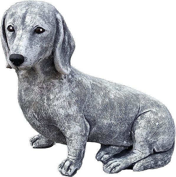 Stone and Style Gartenfigur Steinfigur Dackel günstig online kaufen