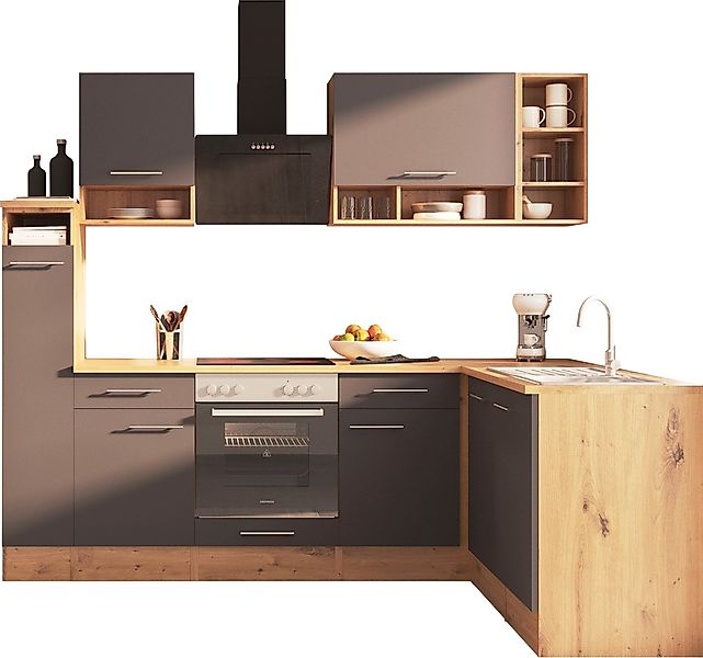 RESPEKTA Winkelküche "Hilde" Breite 250 cm, wechselseitig aufbaubar, exkl. günstig online kaufen