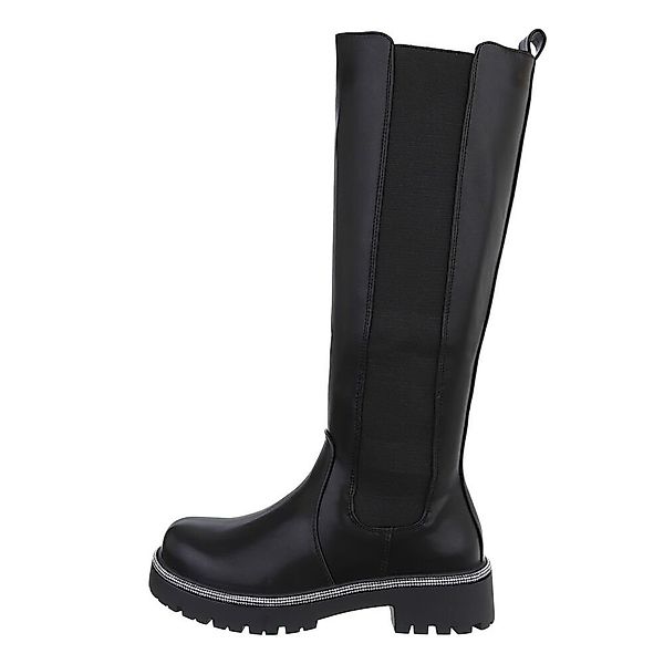 Ital-Design Damen Freizeit Plateaustiefel (84989800) Blockabsatz günstig online kaufen