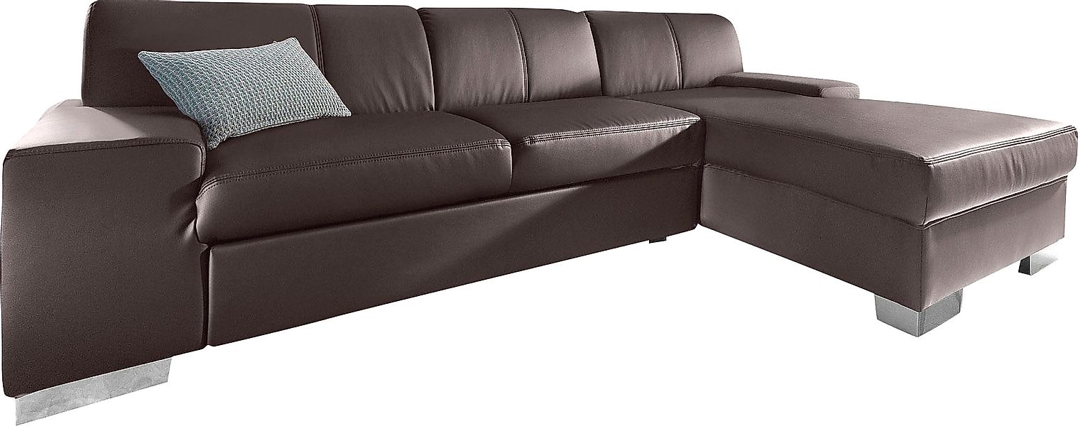 DOMO collection Ecksofa »Star, zeitlose Formensprache, elegante Optik, Brei günstig online kaufen
