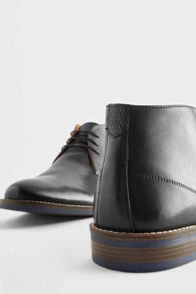 Next Halbhohe Schuhe aus Leder Stiefel günstig online kaufen