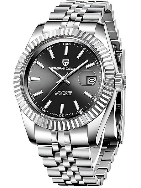 Pagani Design Automatikuhr Armbanduhr Herren Uhr Edelstahl Herrenuhr GTM, ( günstig online kaufen