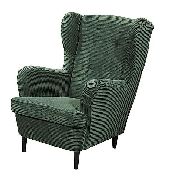 Hocker Osbert Grün ca. 63 x 43 x 42 cm günstig online kaufen