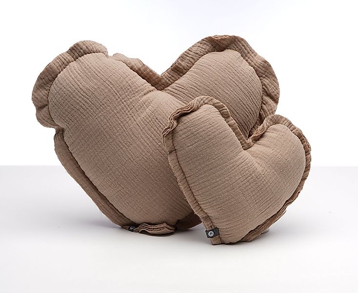 von Herzen Babykissen Musselinkissen Herz aus günstig online kaufen