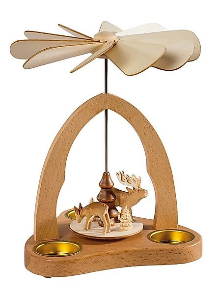 SAICO Original Weihnachtspyramide Tischpyramide, mit geschnitzten Figuren, günstig online kaufen