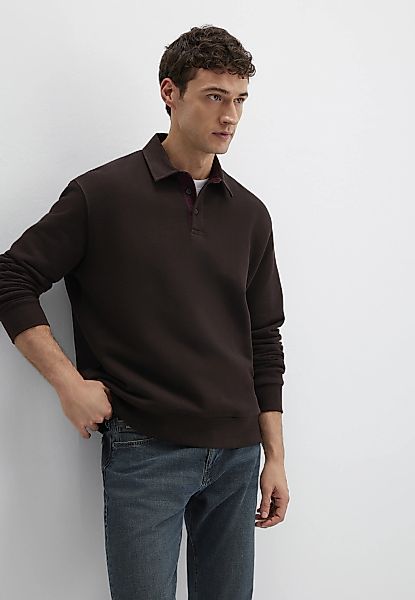 Mavi Polokragenpullover "HALF BUTTONED SWEATSHIRT" Premium Polo-Sweatshirt günstig online kaufen