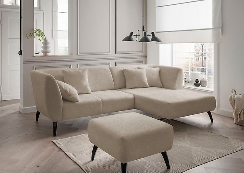 INOSIGN Ecksofa »Colori Polstermöbel mit zeitlos eleganter Rückenführung. L günstig online kaufen