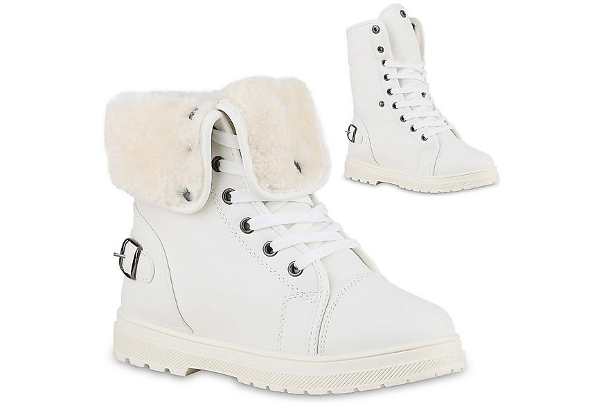 VAN HILL 840859 Sneaker Damen Warm Gefütterte Sneaker High Bequeme Schnalle günstig online kaufen