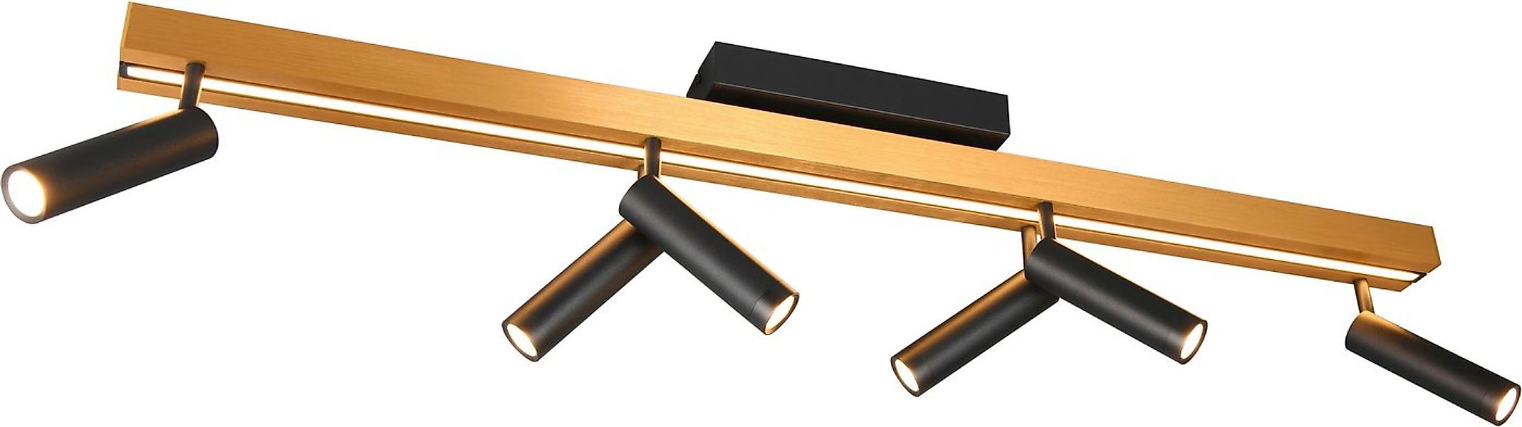 TRIO Leuchten LED Deckenleuchte ZENO ausziehbare LED Deckenlampe mit 6 vers günstig online kaufen